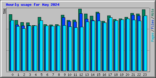 Hourly usage for May 2024